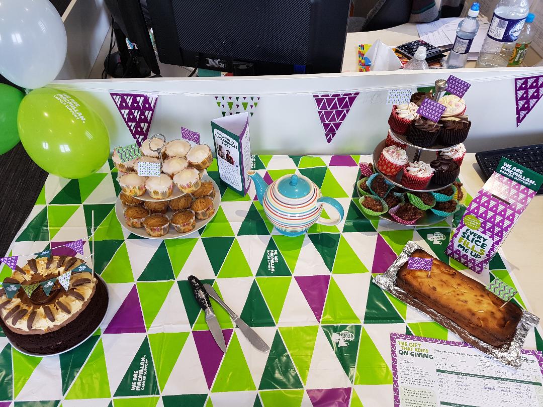 Ourselves &amp; @Anco_Storage have baked some cakey goodness! Eat #cake &amp; #donate is our motto today! <a href="/macmillancancer/">Macmillan Cancer Support</a> #macmillancoffeemorning
