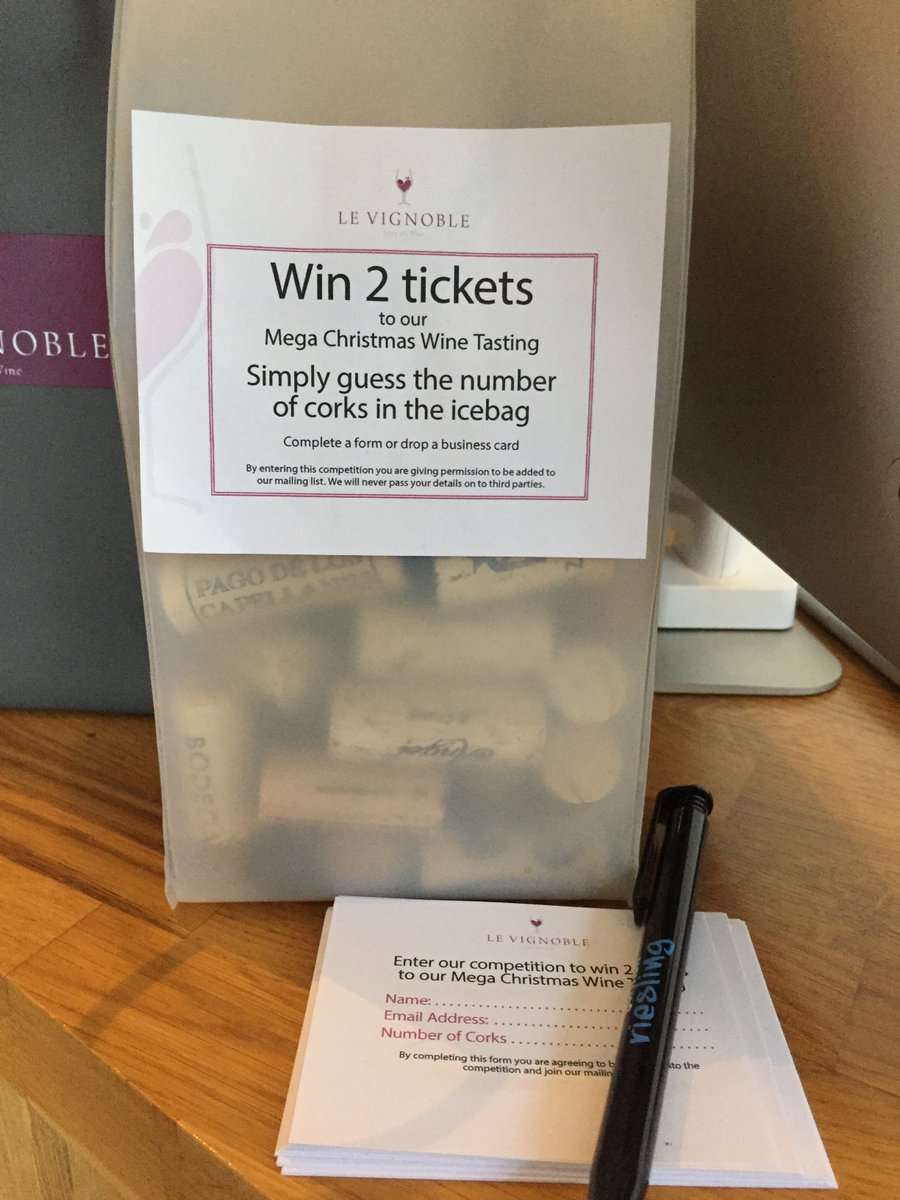 Le_Vignoble's tweet photo. Want to enter our competition? Stop by to enter @RoyalWilliamYd #HowManyCorks https://t.co/xFG6e7BaWR