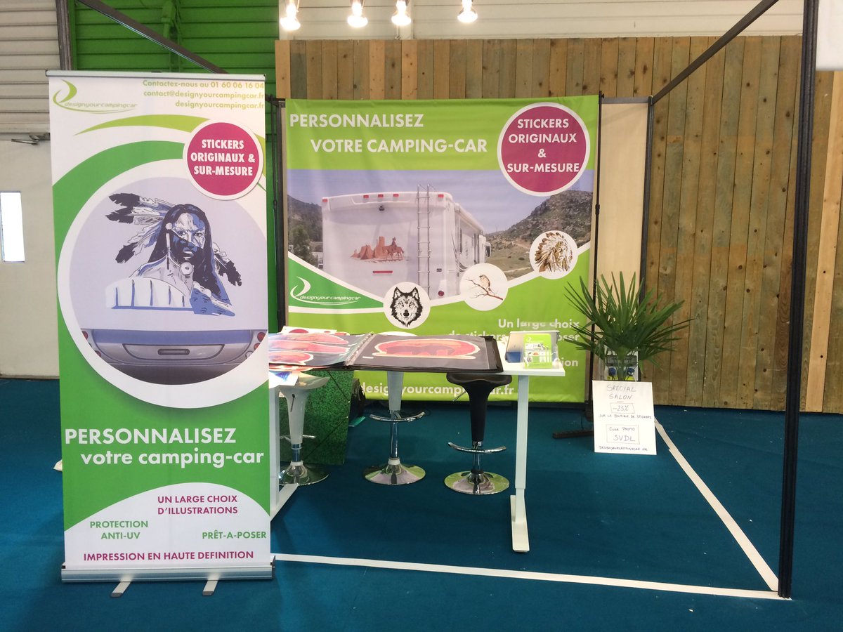 Designyourcampingcar est présent au salon du Camping-car au Bourget.
Retrouvez-nous au hall 2B allée 10E