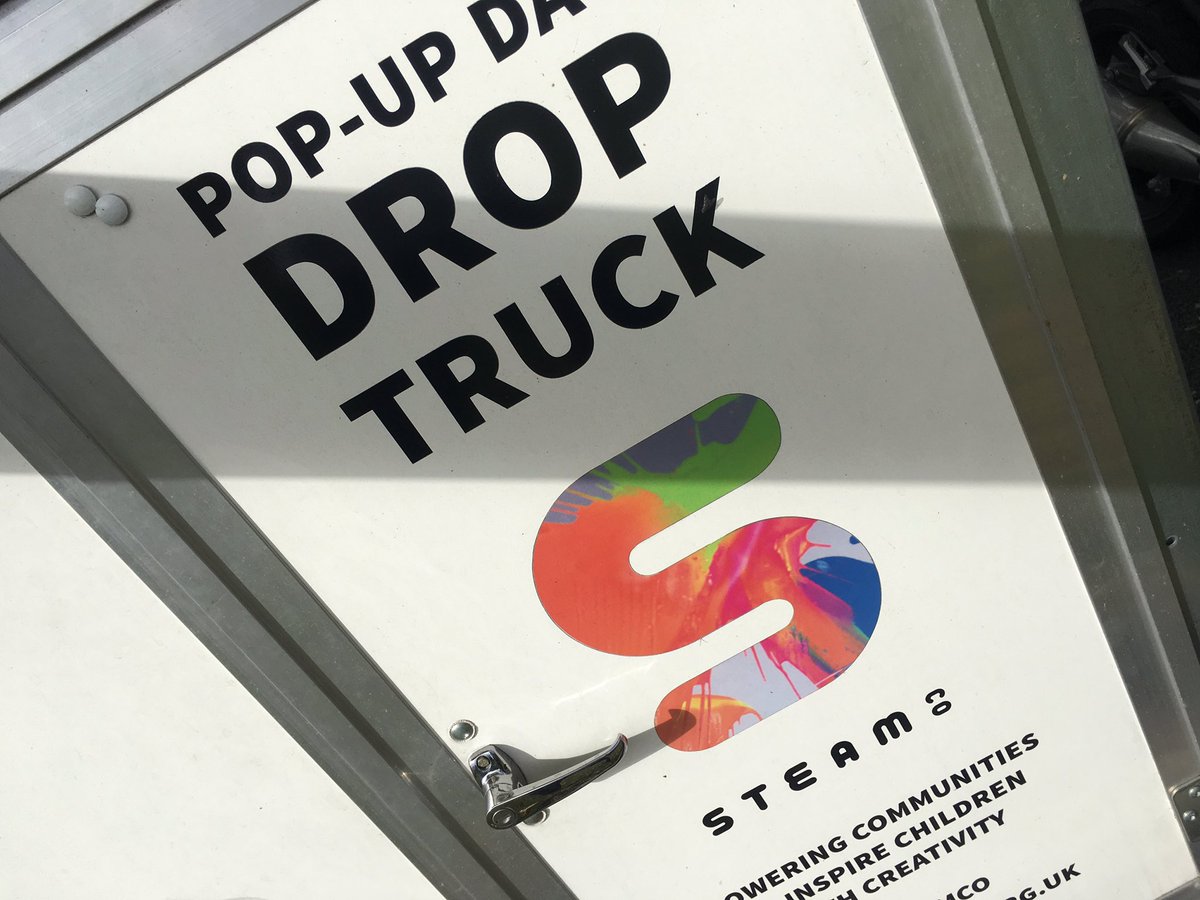 ST3AMCo's tweet photo. ROCKET CAR FUEL LOADED.
#HypedLoop strapped on.
VERY excited to be launching the Drop Truck for our first #STEAMCoDay in Leeds #SCOPKD https://t.co/KjmR6Macy2