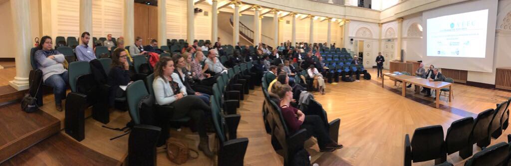 AviaGIS's tweet photo. Guy Hendrickx, CEO of Avia-GIS, at joint #epidemiology meeting of VEE #VEEC AESA where he will give the Avia-GIS poster prize. Congrats! https://t.co/q71LmxbzfS