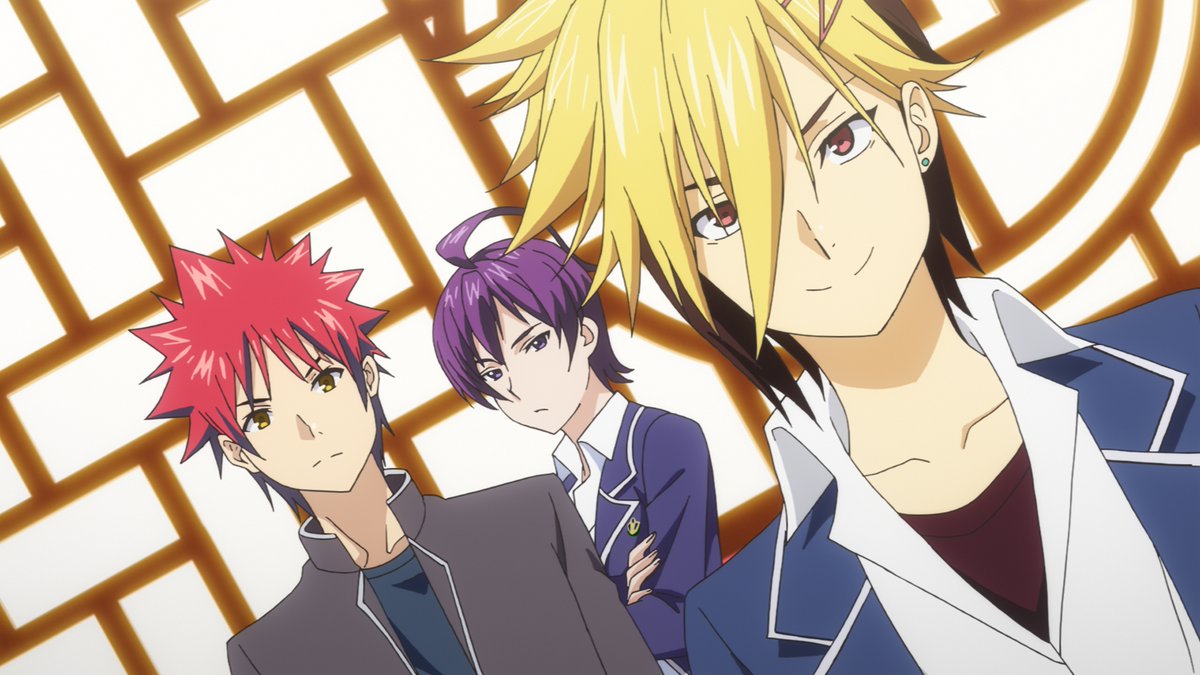 食戟のソーマ Tvアニメ公式 Food Wars Shokugeki No Soma The Third Plate Will Be On Air Tomorrow Kuga Cv Yuki Kaji And Tsukasa Cv Akira Ishida Come On The Story T Co Jpotqi23ux