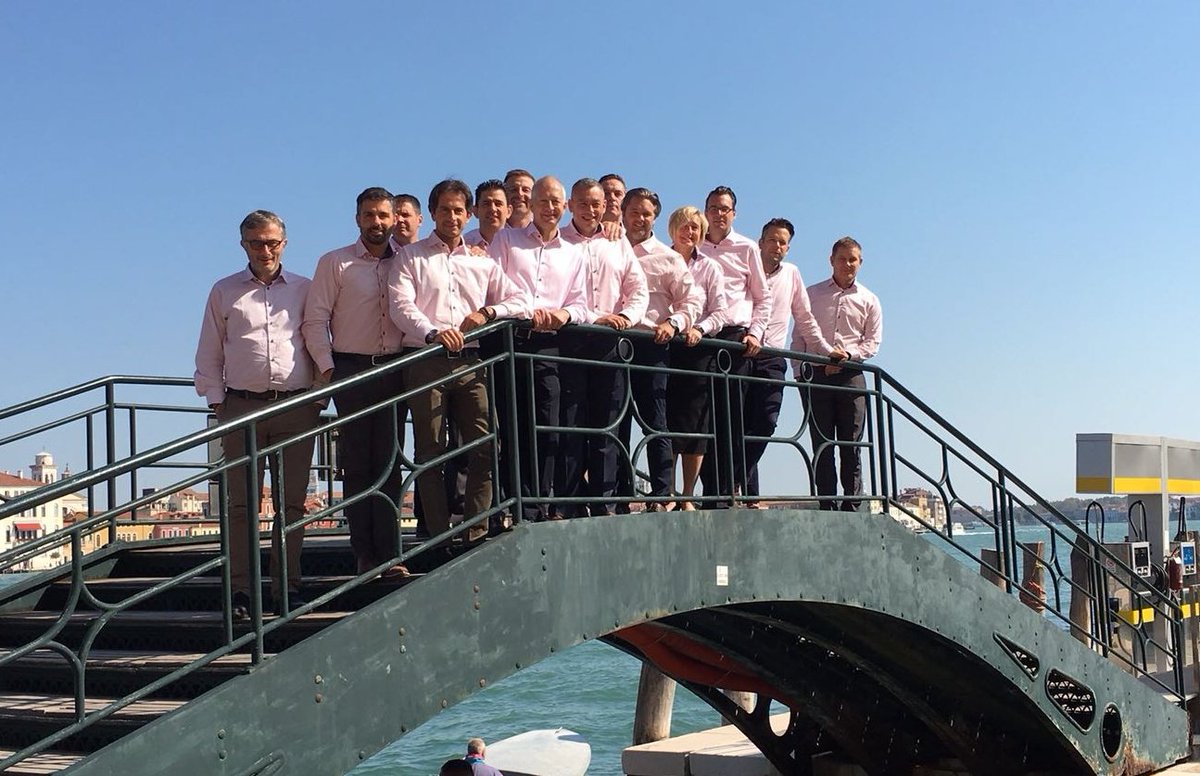 TDSYNNEX_Mav's tweet photo. Team Maverick ready for @TechDataEMEA #EVPS2017 #venice #justonecornetto https://t.co/jJLvkvyFMO