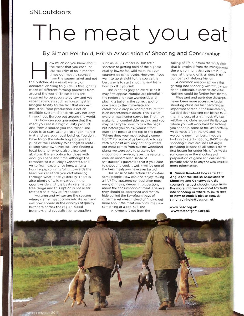 _SimonReinhold's tweet image. 1st of several seasonal bits on shooting. A little philosophical - but many don&apos;t get why we shoot &amp;amp; enjoy it
@tasteofgame @DuncanBASC