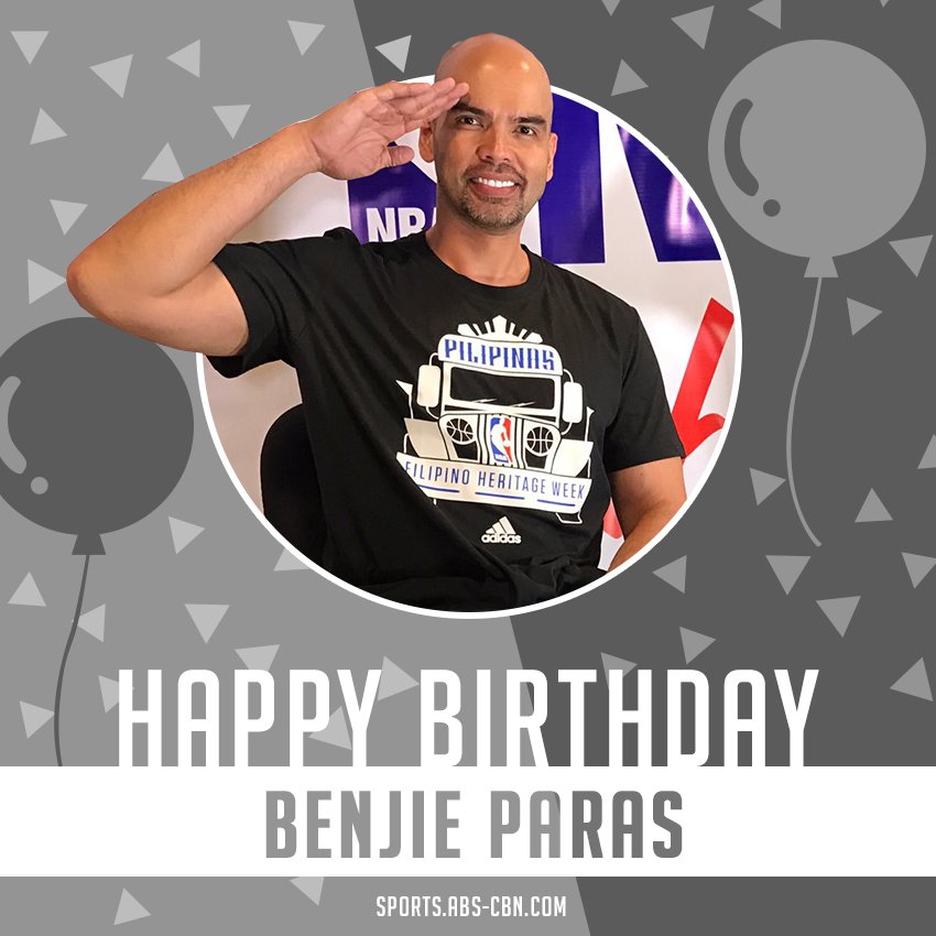 Join us in wishing \Papa Bear\ Benjie Paras a happy birthday!   
