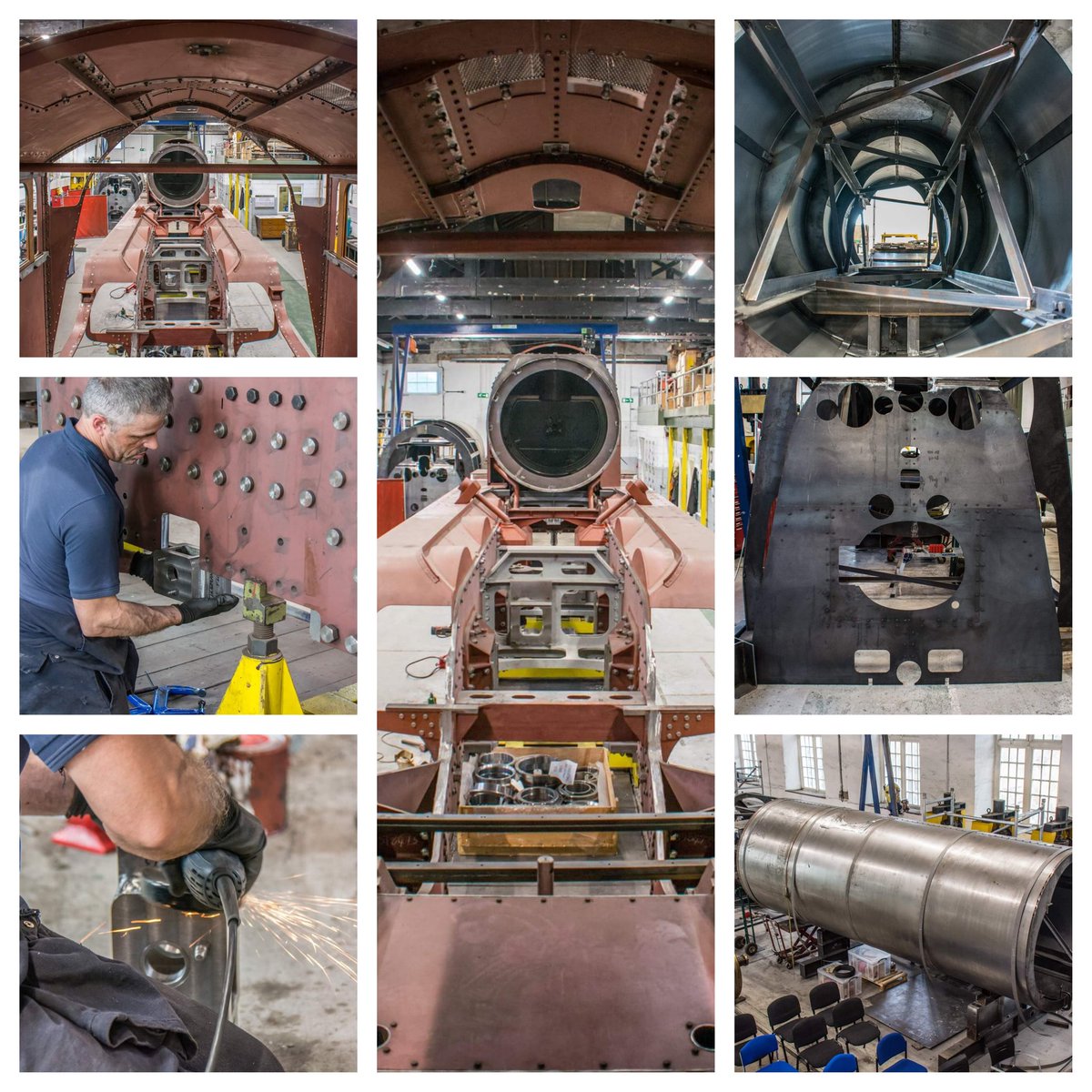 Things are progressing well at Darlington Locomotive Works.
Visitors to the Annual Convention were able to see the latest progress on Sat.