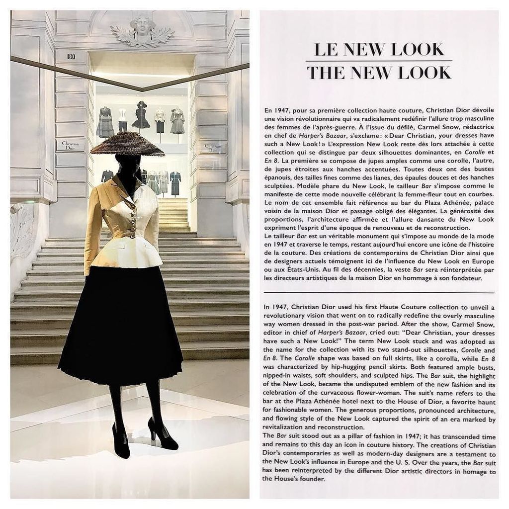 Delahayef55's tweet photo. At the Museum of decorative Arts !! Christian Dior inspired by the BAR of the Plaza Athénée #dcmoments #christiand… https://t.co/QVM7MiBXad https://t.co/lP9lCLljfT