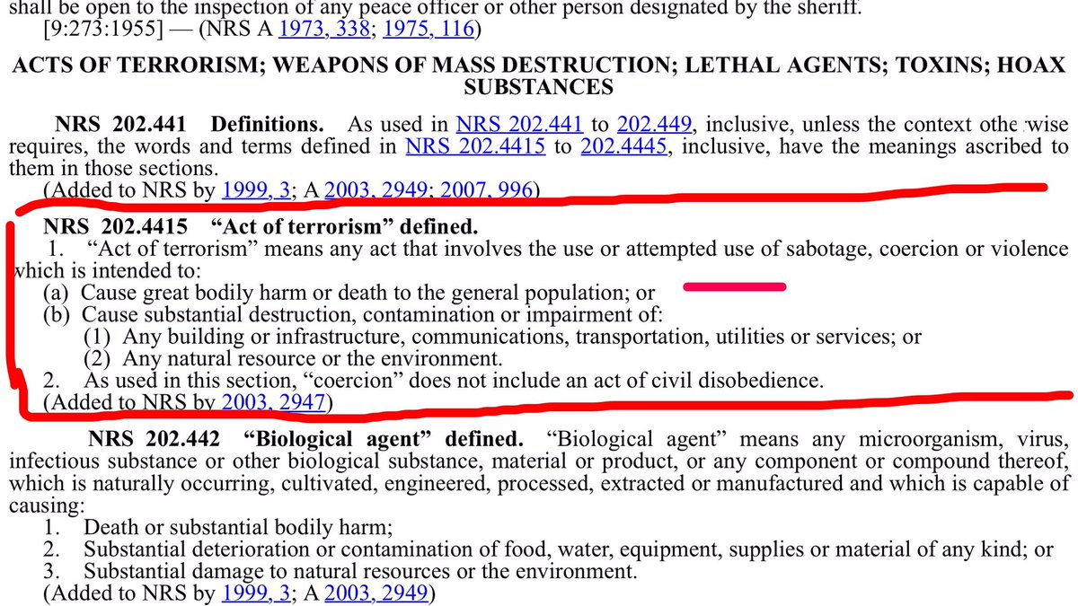 According to NV LAW, Stephen Paddock is a terrorist. #vegas #shooting