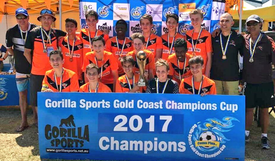 The young Mareeba bulls u14 boys have taken out the Gold Coast Champions Cup !! Beating Brisbane NPL side Olympic in the final 2-0.
⚽️🏆🏆🏆🏆🏆🏆