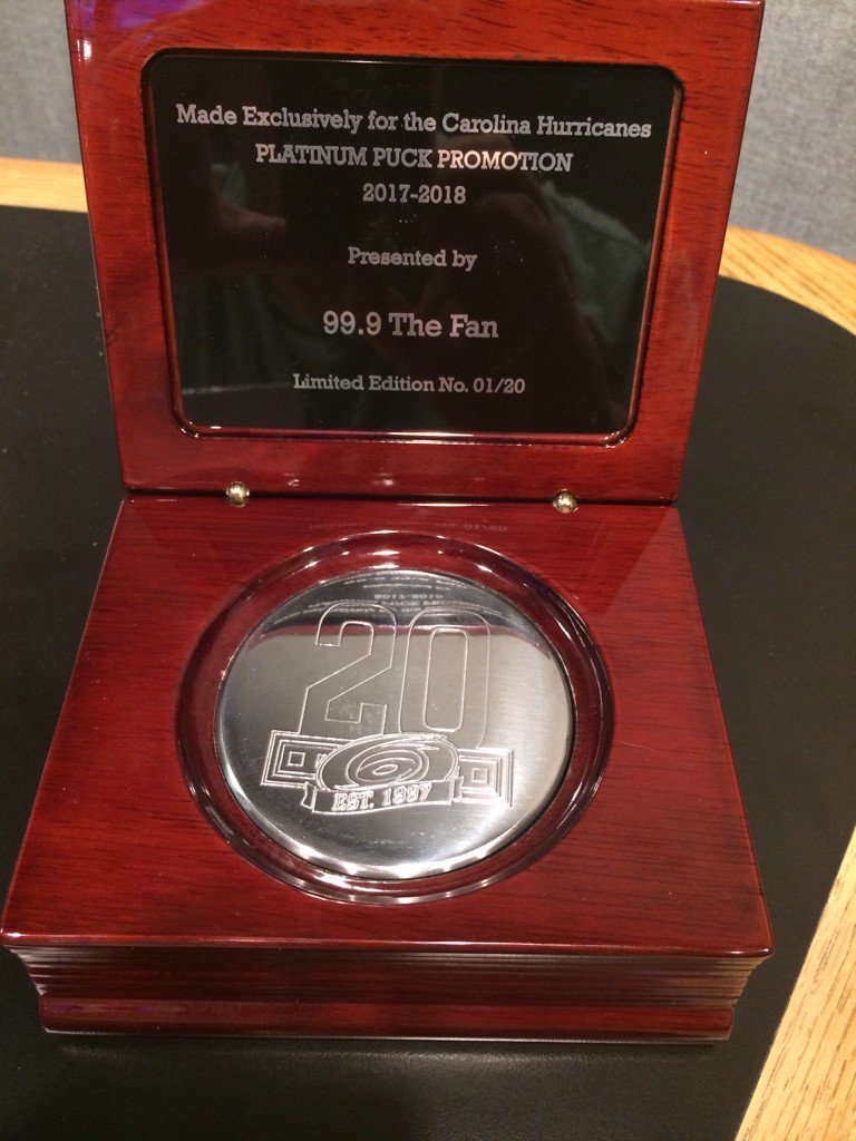 CMorris4774's tweet photo. Listen to @999TheFan in the 8 AM hour as I give you today's key word in our Platinum Puck Giveaway! #WinThePuck https://t.co/w3rpRa1CwU