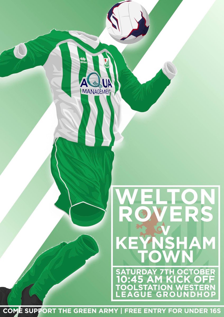 Welton Rovers π³π¬ (@weltonroversfc) on Twitter photo Already excited for the coming weekend and hosting <a href="/KeynshamTownFC/">Keynsham Town FC</a> in our @TSWesternLeague Groundhop fixture #GreenArmy π³π¬ Already excited for the coming weekend and hosting <a href="/KeynshamTownFC/">Keynsham Town FC</a> in our @TSWesternLeague Groundhop fixture #GreenArmy π³π¬