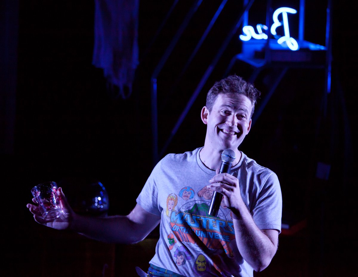 This is Cameron. Cameron has had a drink. #damnedrebelbitches <a href="/PlatformGlasgow/">Platform Glasgow</a> and Paisley Arts Centre this week boxoffice.renfrewshire.gov.uk/show.asp