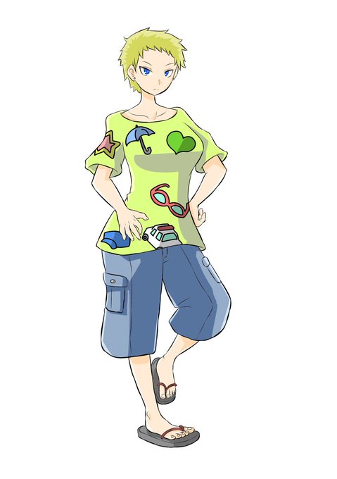 ベリーショートのバランスは難しいがあれだな、
なんか新境地の可愛さに気付いたというか。 