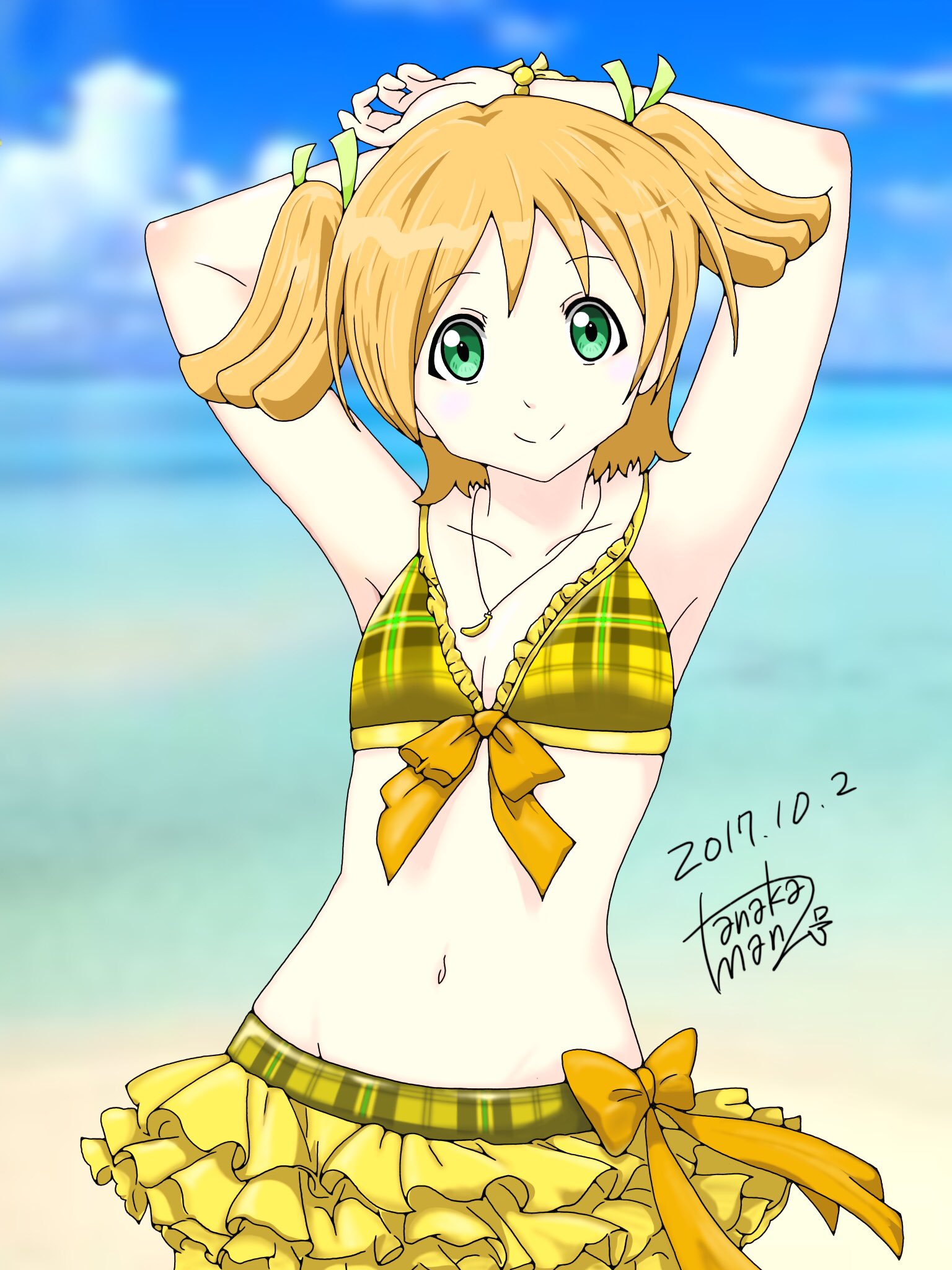 たなかまん2号 技 大場ななちゃん描きました 季節外れだけど水着描きましたw 次はhalloweenっぽいの描こうかなー レヴュースタァライト スタァライト 大場なな 大バナナ T Co Jrsbtbbj9a Twitter