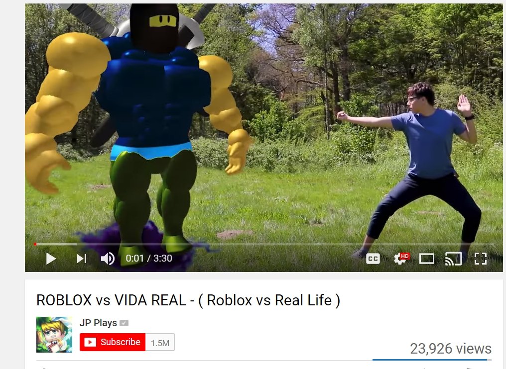 Jesse On Twitter Triggered This Dude With 1 5 Milion Subscribers Thought It Was Ok To Rip Off Our Video And Thumbnail - roblox vs vida real