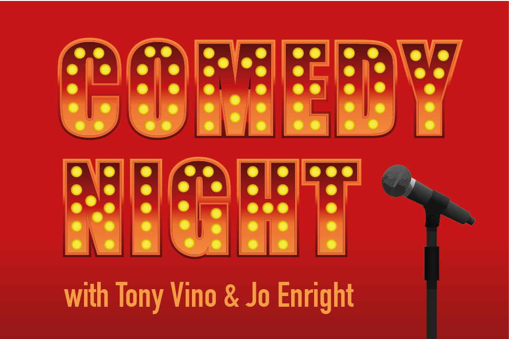 trinitychelt's tweet photo. Comedy Night is this Thursday! We cannot wait for the hilarious @tonyvino and @jo_enright to join us.  https://t.co/HhNlIAeSko https://t.co/vGF03dpxBV
