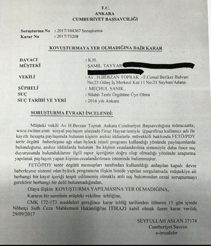 Bylock olmadığına dair yargı kararı işte burada.
Soysuzlara gelsin.
İster rulo ister bu şekilde, ne yapacaklarına kendileri karar versinler.