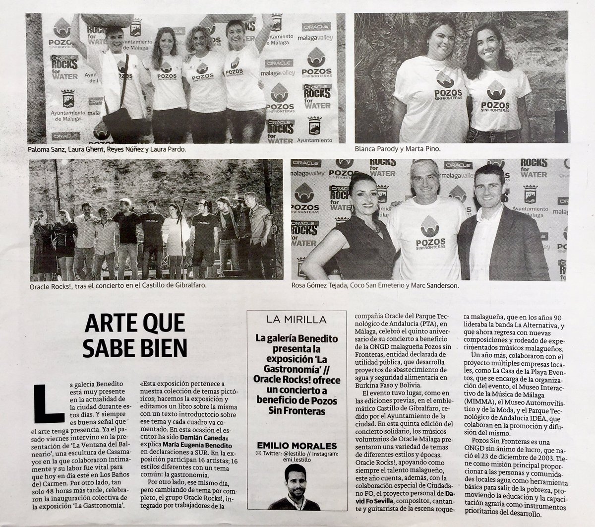 OracleROCKS's tweet image. Today at @DiarioSUR our event last Friday 4 @pozosinfrontera #Thanks @Mars1869 @pasedeprensa @Lestillo @oracle_es @fabiangradolph @BoadoLama
