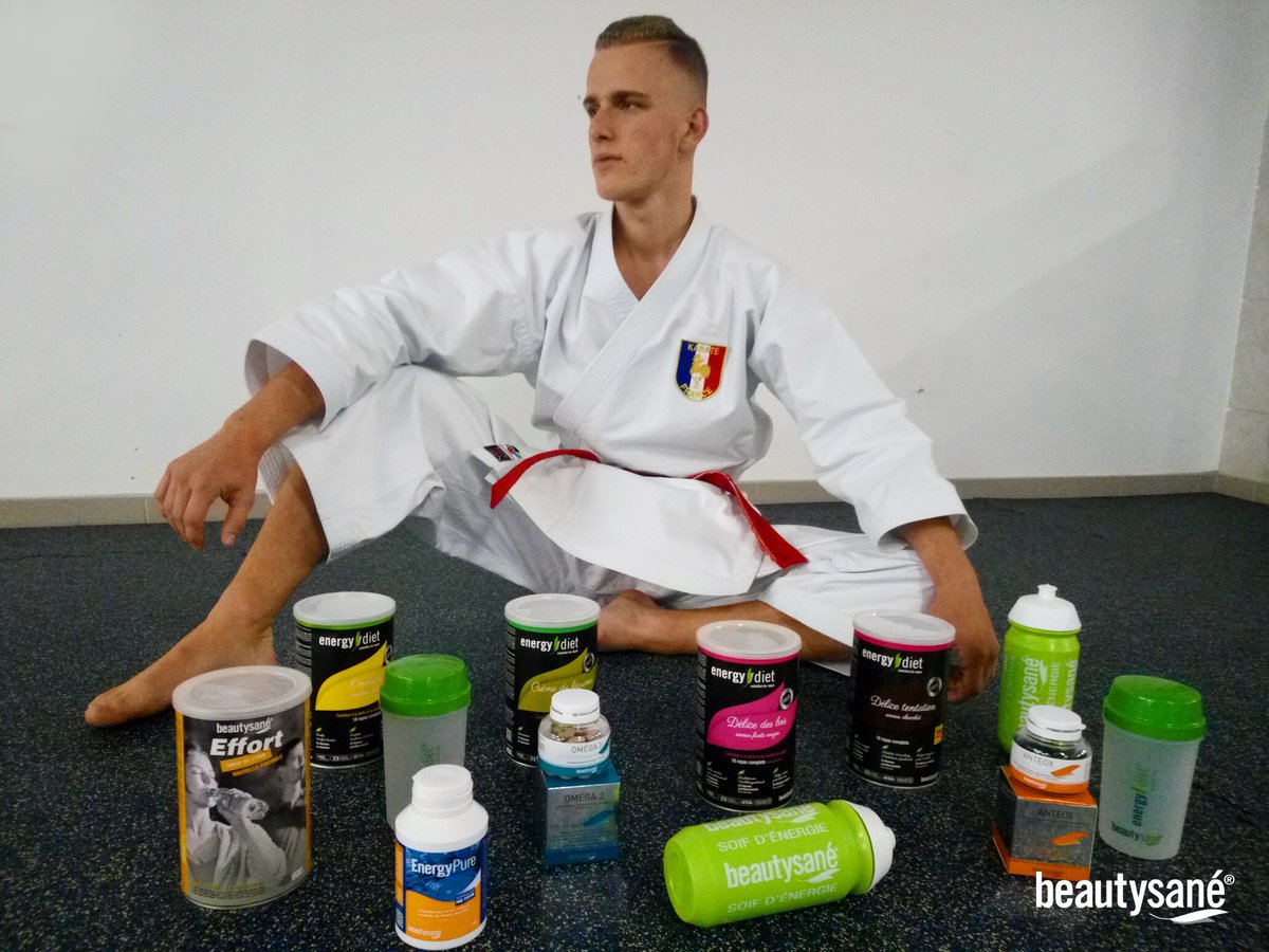 Micky Mrozek a déjà adopté les produits #Beautysané, pour un maximum d'énergie et de #performance ! 🥋💪 #sport #karate #motivation
