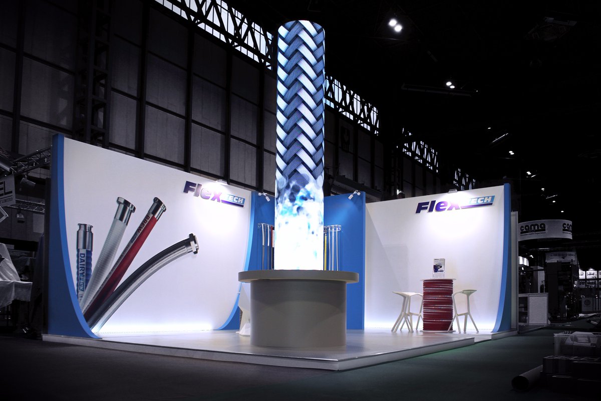 weareomm's tweet photo. Heres our latest #exhibition stand for @FlextechHose 
great collaboration between @weareomm @OMM_Technology and @WeAreOMMPrint #PPMAshow https://t.co/Qcaf8vNidu