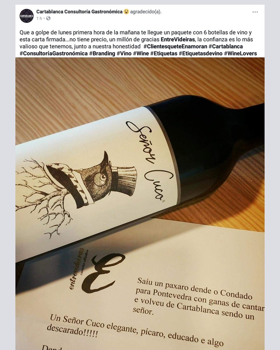 CartablancaTwi's tweet photo. Visitas a golpe de lunes que nos hace felices,  disfrutando de nuestro trabajo, gracias @entrevideiras   #etiquetasdevino #branding #wine https://t.co/EToFUlUmOT