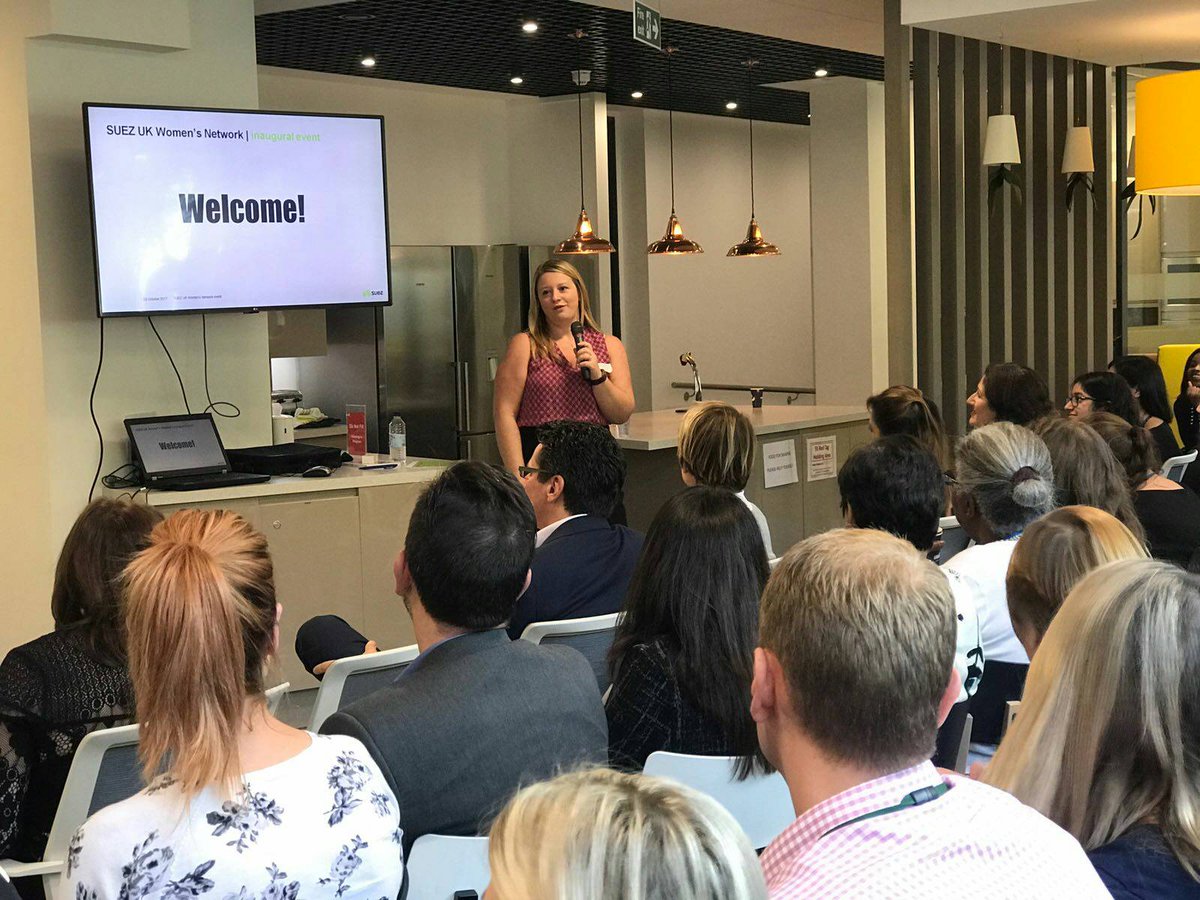 Helen Lloyd, Senior Employment Lawyer, opens the inaugural SUEZ UK Women's Network. # workplace diversity #resourcefulwomen #genderdiversity