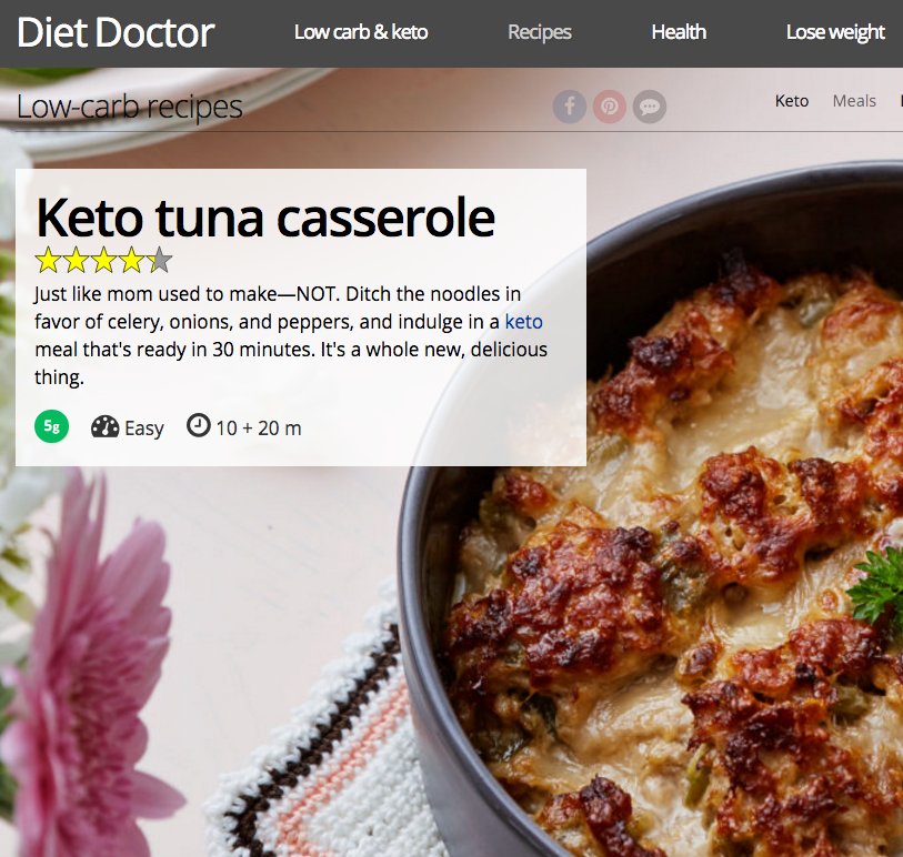 keto_live's tweet image. Enjoy after a long walk in colourful autumn - Keto tuna casserole @DietDoctor1 #LearnHowToCook #LCHF