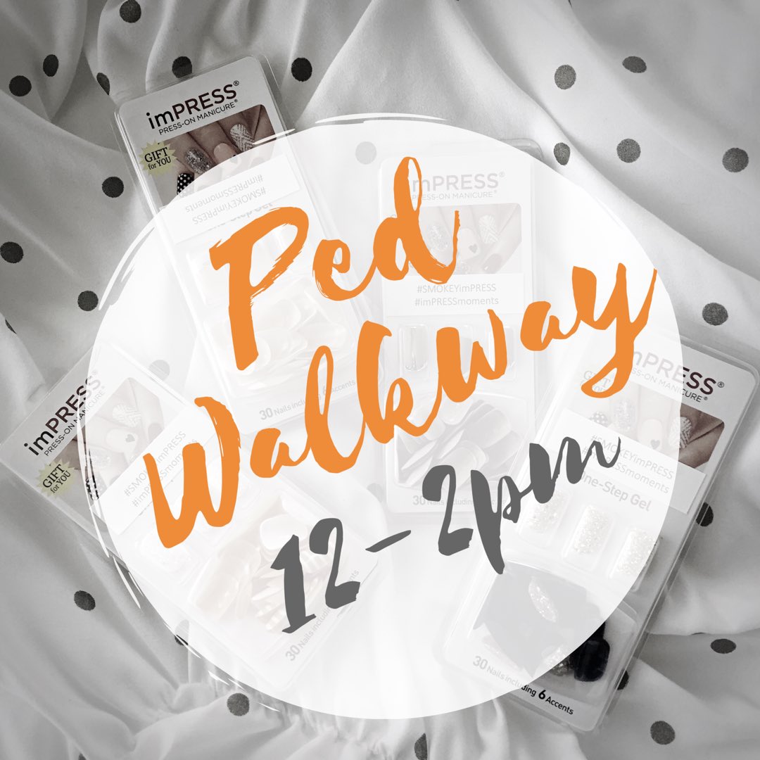 UTimPRESS's tweet image. Happy Monday, I'll be on Ped today! Be sure to find me for free manicure kits so you can be ready to show off during Fall Break. 💅🏽