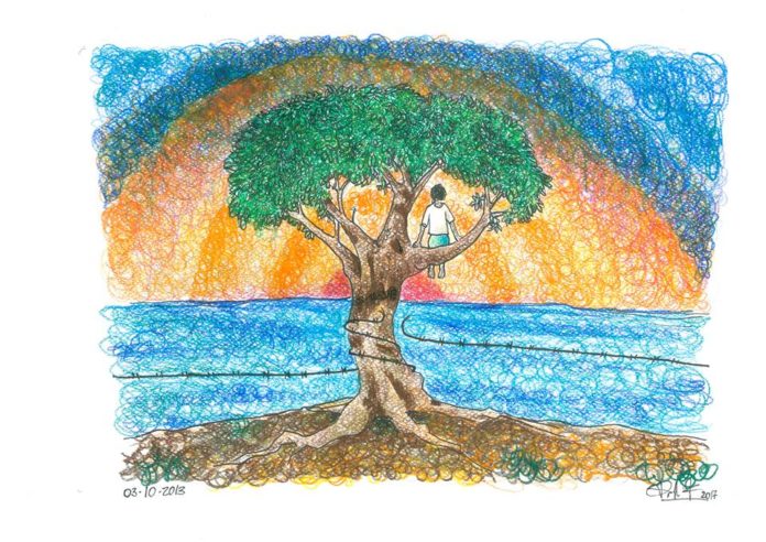 Protestantesimo's tweet photo. #LiveTheBorder. Preghiera ecumenica a #Lampedusa seguici DOM8/10 a .@Protestantesimo @RaiDue https://t.co/8zUCDqhv4T via @nev_it https://t.co/4F4DUjdv7k