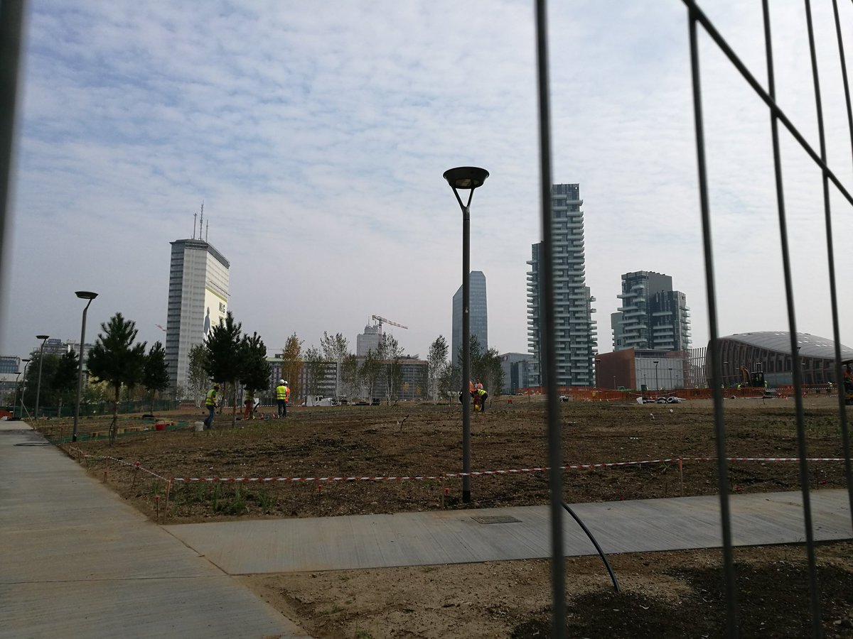 RedDarter's tweet image. Following the 'birth' of a park in #Milan delights an urban gardener's 💚 #BibliotecaDegliAlberi