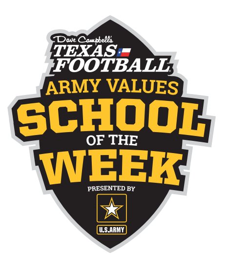 Congrats to our @USArmyValues Schools of the Week!

6A: Haltom
5A: Galveston Ball
4A: Bushland
3A: Tidehaven
2A: Deweyville
1A: Veribest