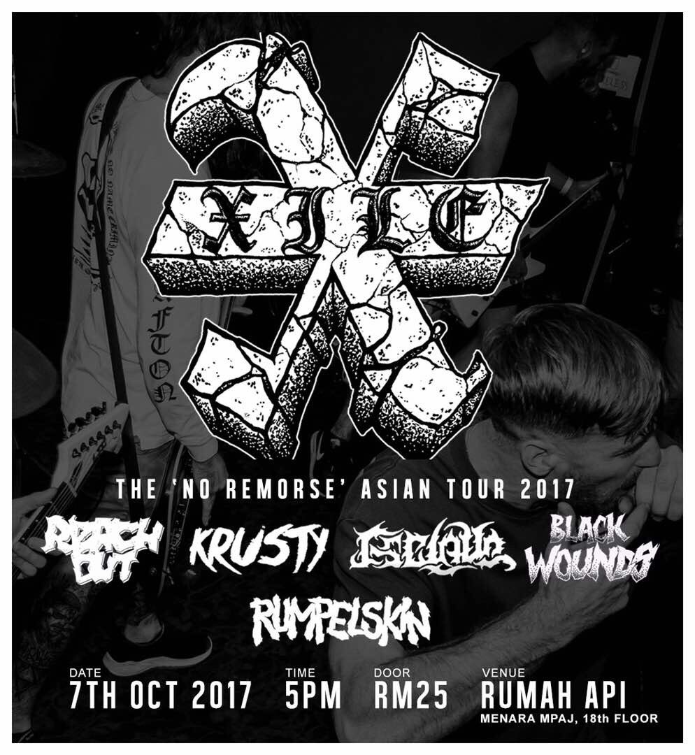 ReachOut_hc's tweet photo. XILE from NZ Asian Tour , Rumah Api (New Venue @ Menara MPAJ), 7/10/17 , RM25 door , be there guys ! https://t.co/1rIB32GjpR