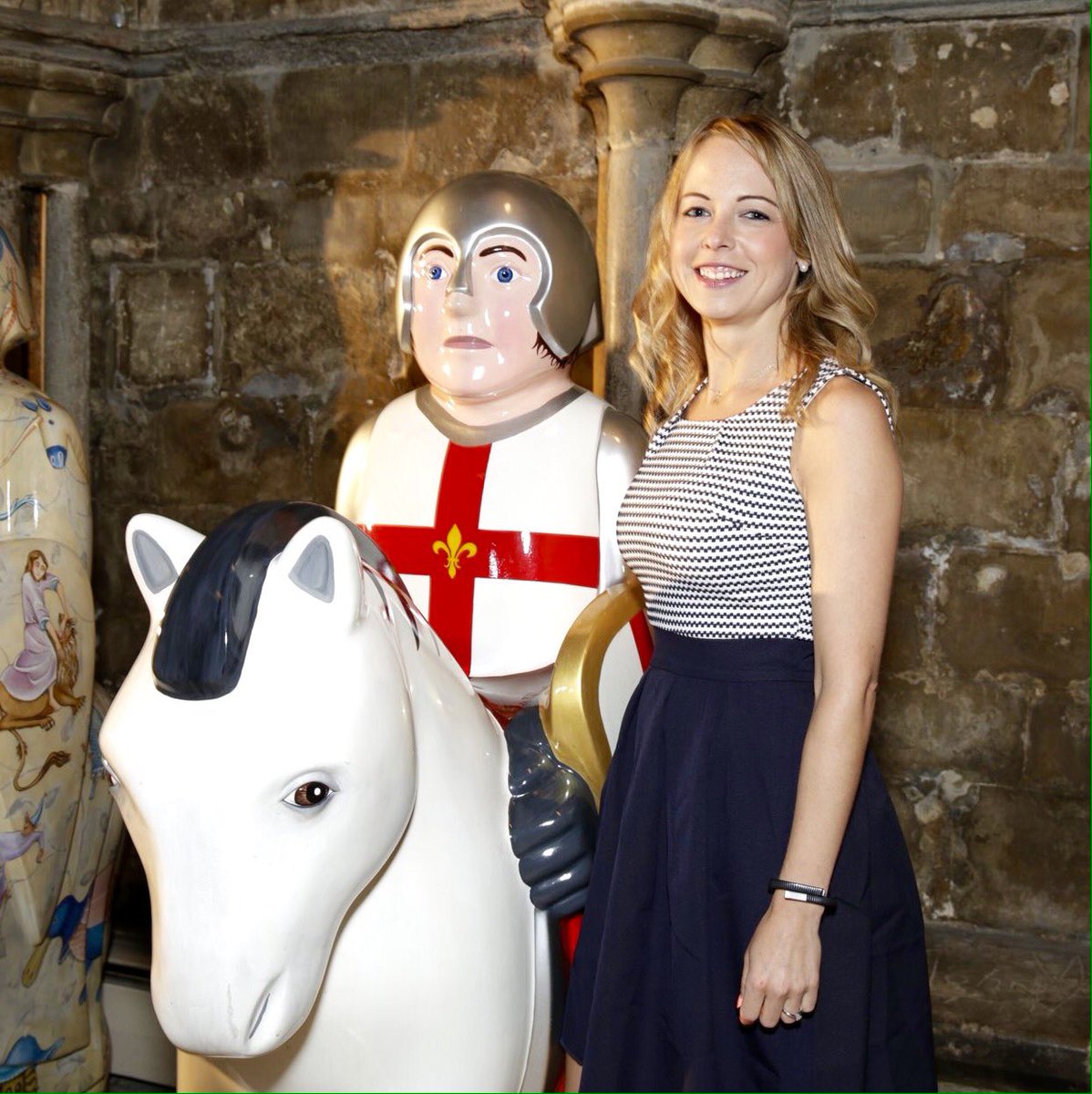 eighty3five's tweet photo. Great result at the #lincolnknights auction! Amy &amp; Jon's Knights collectively raised £6,800 for @NomadTrust @KnightJigsaw @Battle_of_Lincs https://t.co/fNbEbpyAzR