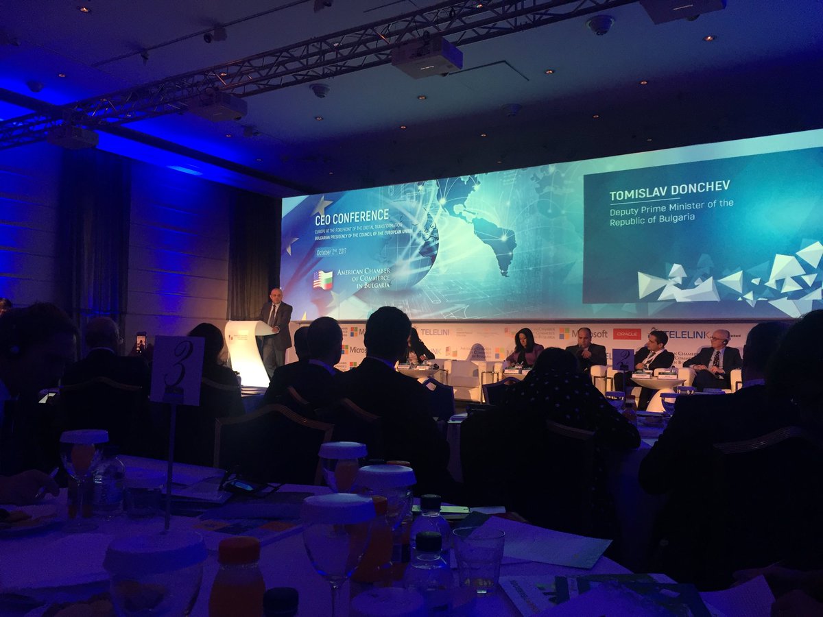 MarVarbanova's tweet image. Bulgarian government getting ready to lead the digital transformation during #EU2018BG @AmChamBulgaria #CEOconference