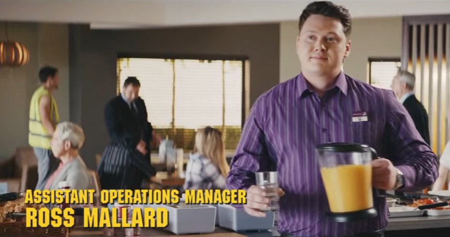 IAmBirmingham's tweet photo. Brum hotel worker Ross Mallard lands role in national TV ad campaign - https://t.co/LAl5Xh9GfN #Birmingham https://t.co/1KsmTtJyCT