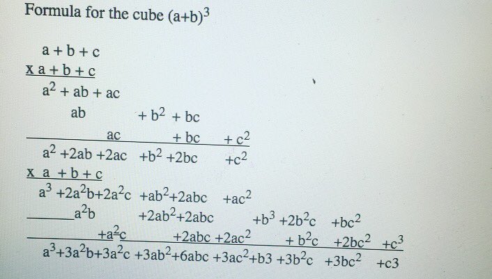 Eve Mendolia The Trinomial Cube Is A B C 3 Montessori Apsisawesome Apsdrew Apsvirginia Apsmath Suptpkm