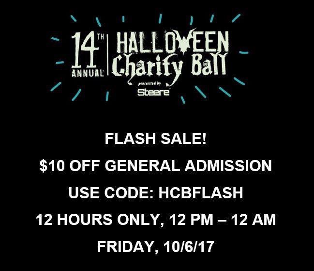 Flash Sale for @HallowChrtyBall tickets this Friday! Benefiting <a href="/PKAkron/">PechaKucha Akron</a> &amp; Stewarts Caring Place:Cancer Wellness Center. #Halloween