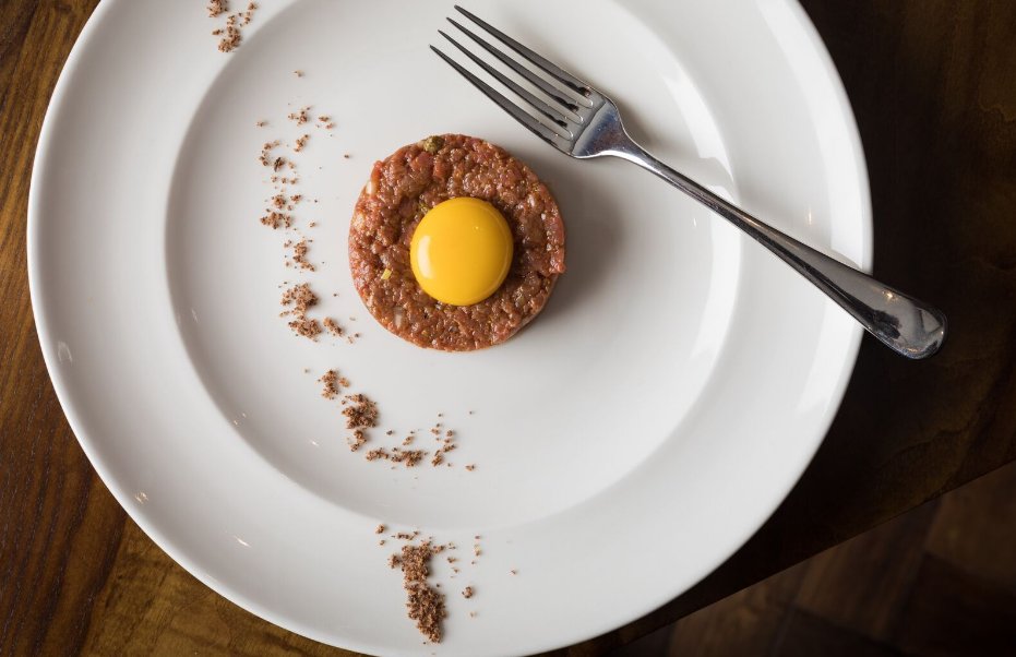 Love our 35 day aged beef tartare #BelsizePark