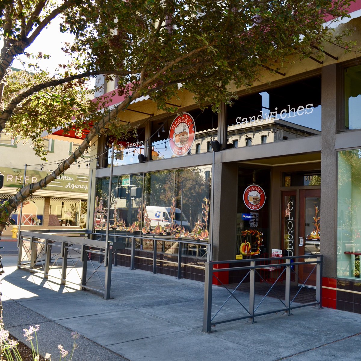 What’s your favorite Stack'd &amp; Brew'd sandwich?  I’m hooked on the West Coast Rueben right now. #visitwoodland