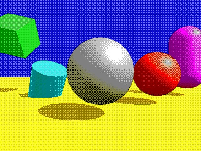 kaiware007's tweet photo. Color palette dithering test #unity3d #creativecoding #shader #imageeffect https://t.co/vwu7hQ76xF