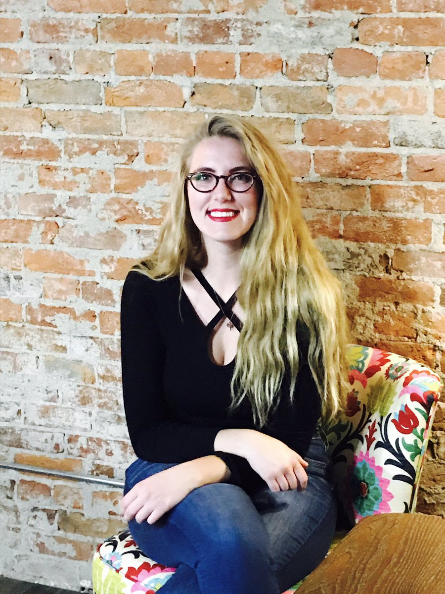Here's Kelsey!! Eeek! She's our new manager! She's looking forward to being a part of The HuB Downtown! #coworkingkokomo