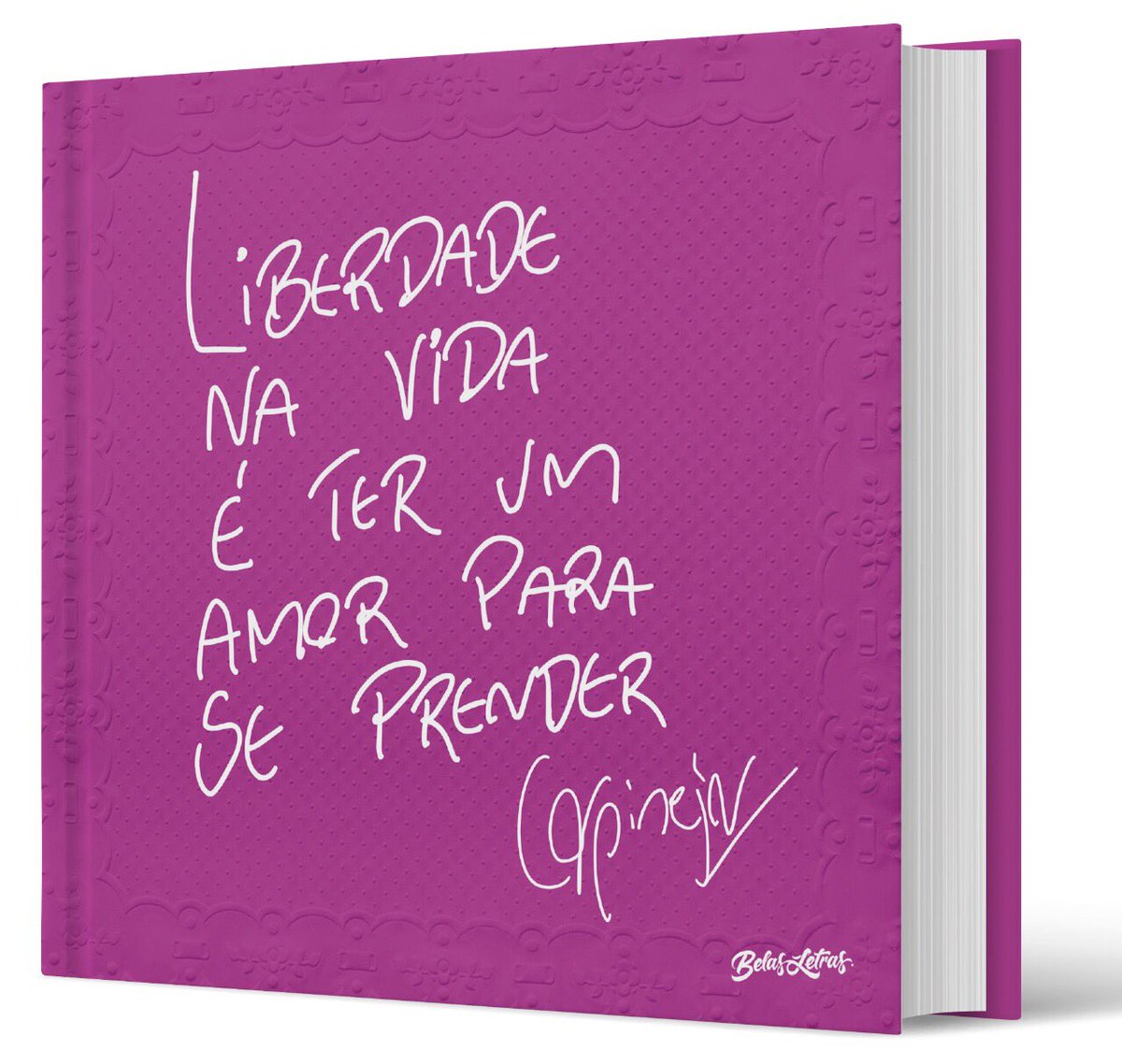Livro dos guardanapos com as minhas melhores frases. Folhas destacáveis. Edição colorida da <a href="/belasletras/">Editora Belas Letras</a>. Pré-venda: bit.ly/2fmW79Z