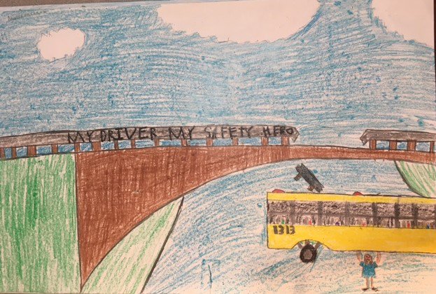 KCBOE's tweet photo. Congrats to the winners of the 2017 KCS School Bus Safety Poster Contest! See winners and their photos at https://t.co/EklsiZx2mn. https://t.co/p9pVrAx25o