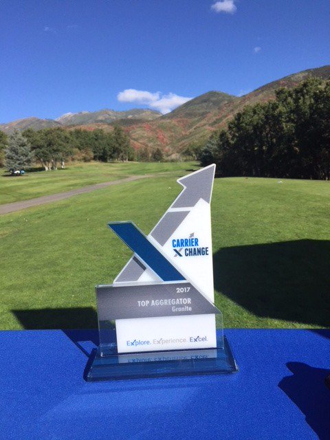 GraniteChannels's tweet photo. Sales Manager @davehanron accepted the award for the 2nd year in a row for Top Aggregator from @Carriersales Thank you everyone! https://t.co/6GVidF2676