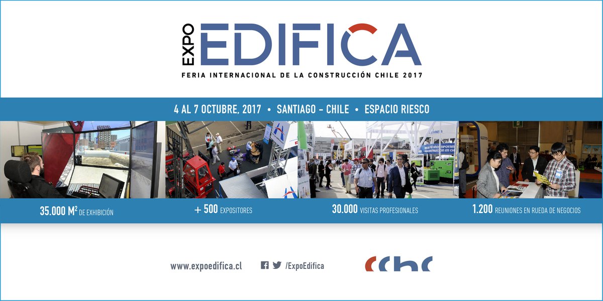 ExpoEdifica's tweet photo. Ven a conocer todo sobre innovación, tecnología y nuevas tendencias en construcción https://t.co/pdpJwkUHhf https://t.co/XMK4owm16d