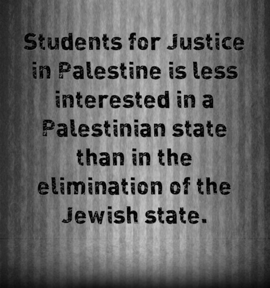 canarymission's tweet photo. And that's really what it's about folks. Not peace. Not equality. Hate. #StopSJP https://t.co/Il0NNPA4Ks https://t.co/onblpwqeJz