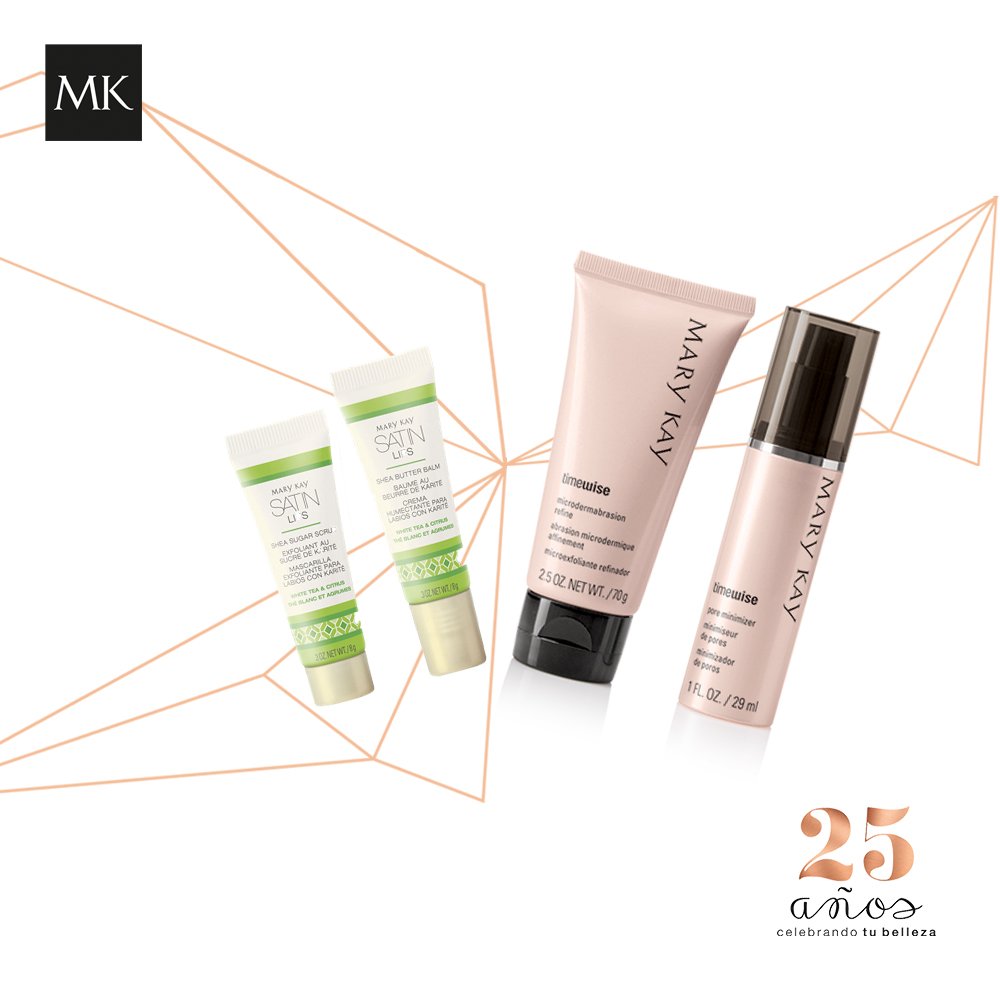 marykayespana's tweet photo. ¡Must-have! El Set Micro-Dermoabrasión Plus TimeWise y el Set Satin Lips son nuestros icónicos de octubre. https://t.co/cVR2jeWtLi #Belleza https://t.co/TDTnpD6imp