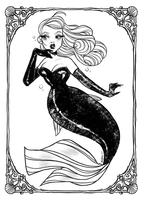 #inktober day 02 - Siren 