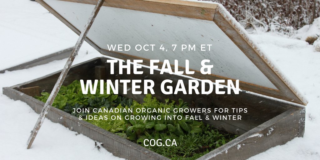 NikiJabbour's tweet photo. I'll be taking part in this @CanadianOrganic twitter chat this Wed at 7 pm ET (8 pm Atlantic time) Join us! #gardenchat #gyo #Canada https://t.co/2YRC7Qbs6U