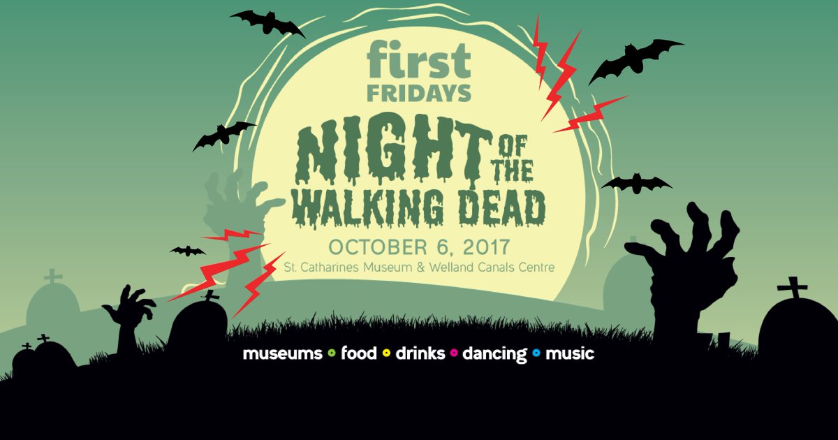 Zombies at the <a href="/StCMuseum/">St. Catharines Museum</a> - sounds like a real 'thriller' of an event. Learn more here: bit.ly/2xPtdEn